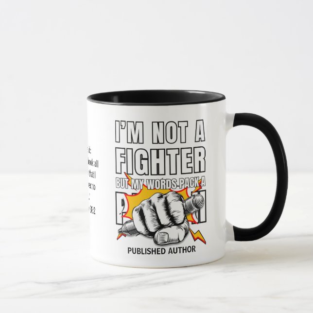 Taza EL ESCRITOR NO ES UN AUTOR NaNoWriMo (Derecha)