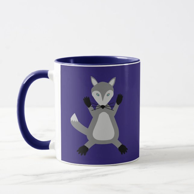 Taza El espeluznante Lobo de Halloween (Izquierda)