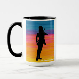 Taza El estilo guerrero Chica