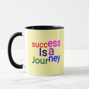 Taza El éxito es un viaje - motivacional