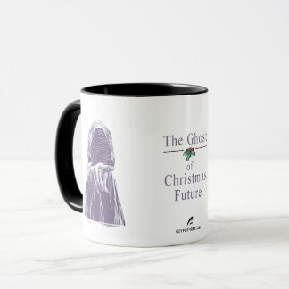 Taza El fantasma del futuro café de los Navidades