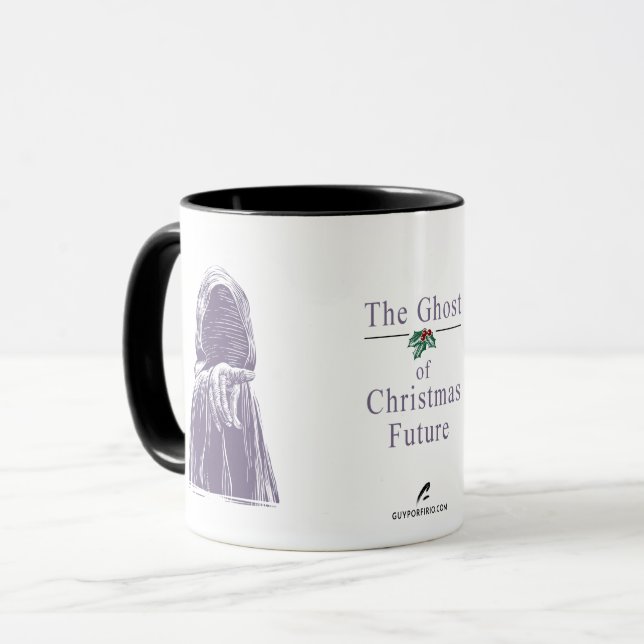 Taza El fantasma del futuro café de los Navidades (Anverso izquierdo)