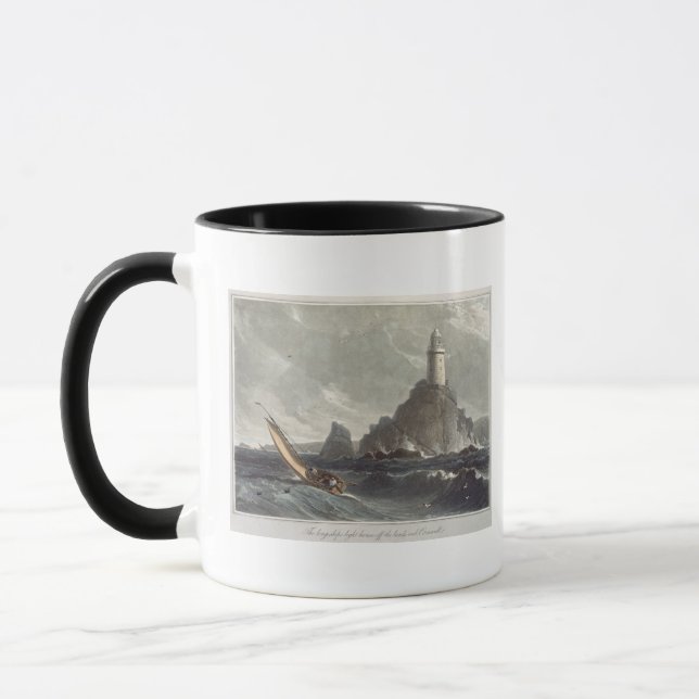 Taza El faro de los longships de tierras termina, (Izquierda)