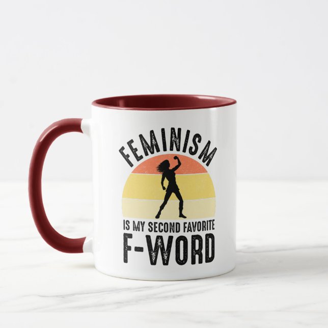 Taza El feminismo es mi segunda palabra favorita (Izquierda)