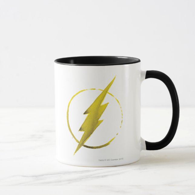 Taza El Flash | Emblema del pecho amarillo (Derecha)