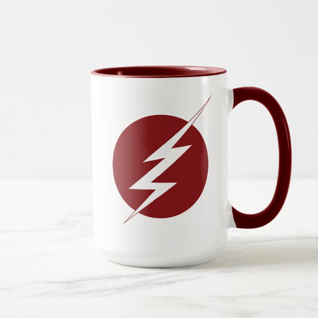 Taza El Flash | Logo de Lightning Bolt (Derecha)