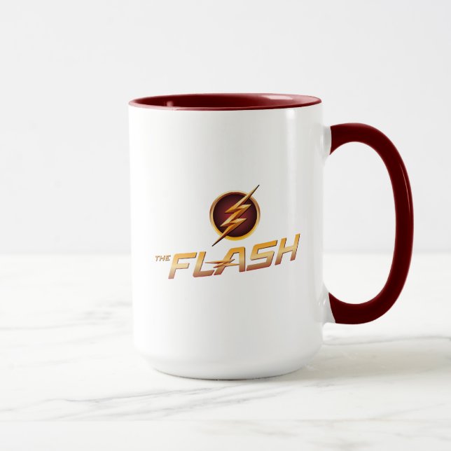 Taza El Flash | Logo de TV (Derecha)