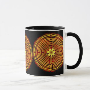 Taza El fuego del laberinto de Chartres sorprende la
