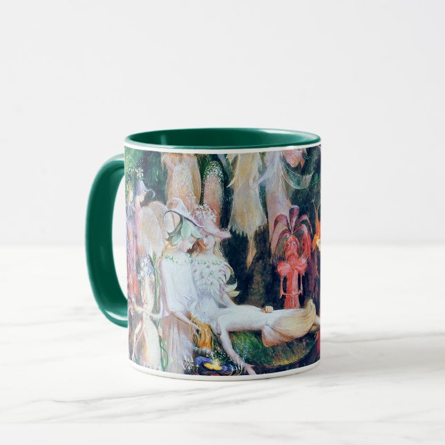 Taza El funeral de la hada, John Anster Fitzgerald (Anverso izquierdo)