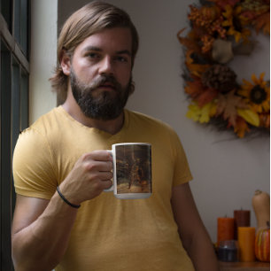 Taza El funeral de un vikingo Frank Dicksee 1893
