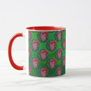 Taza El fútbol entre Navidades escribió sobre el verde