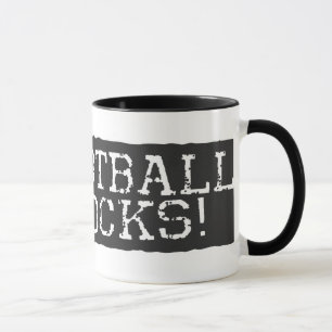 Taza El fútbol oscila rojo