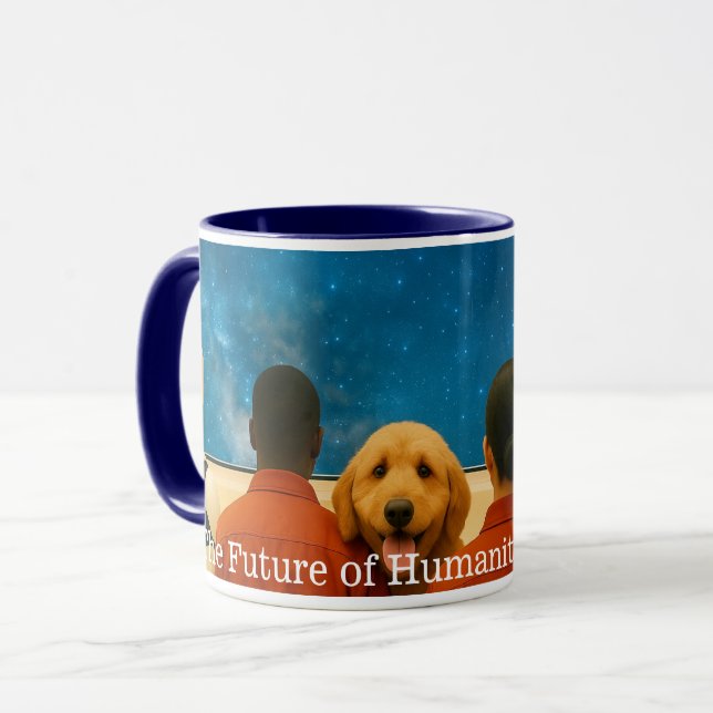 Taza El futuro de la humanidad (Anverso izquierdo)