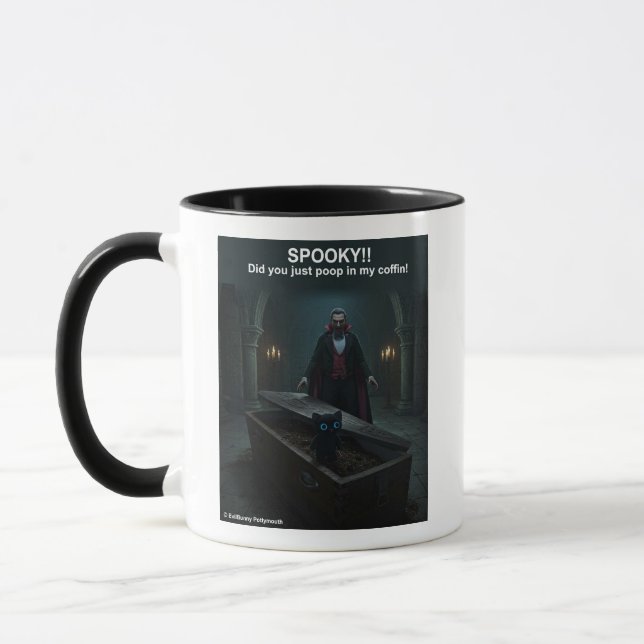 Taza El gatito travieso de Drácula (Izquierda)