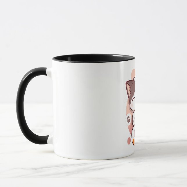 Taza El gato Boba Tea Bubble Tea Anime Kawaii Neko para (Izquierda)