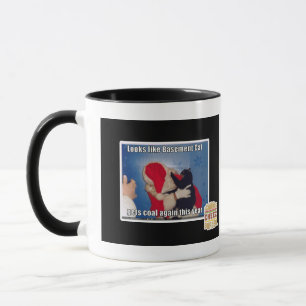 Taza El gato del sótano consigue el carbón