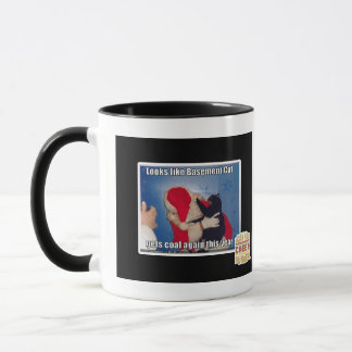 Taza El gato del sótano consigue el carbón