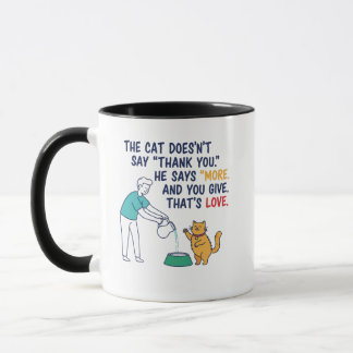 Taza "El Gato Dice Más" Café de Cerámica