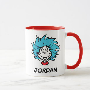 Taza El gato en la cosa Gorra una cosa dos - algo Perso