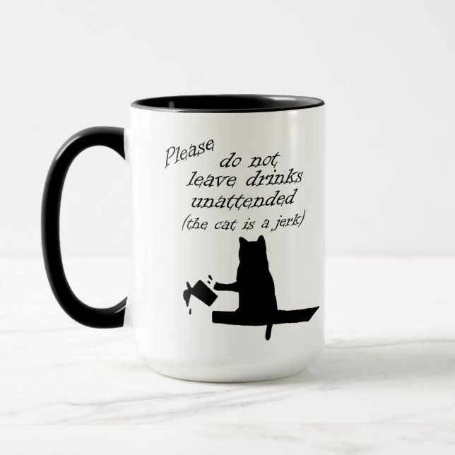 Taza El gato es un jarro de café (Izquierda)