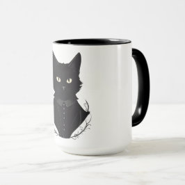 Taza El gato negro encantado de Salem