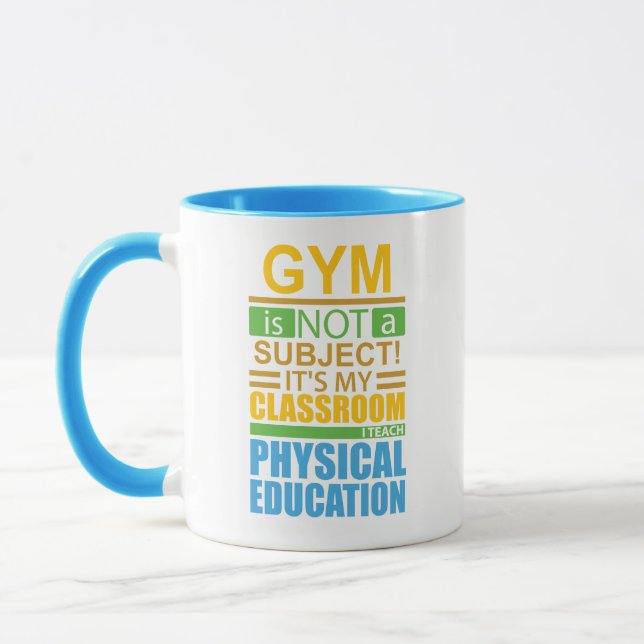 Taza El gimnasio no es un tema (Izquierda)