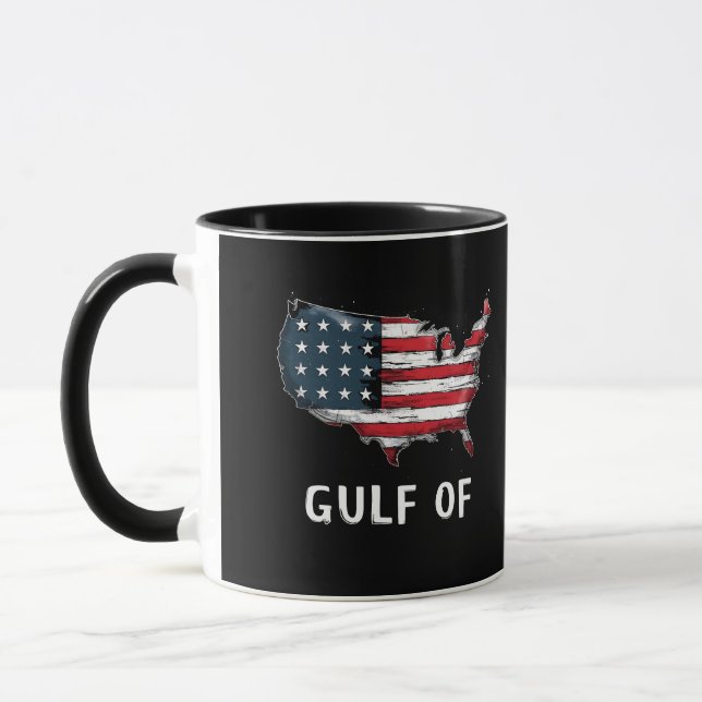 Taza El Golfo De América Divertido Trump Costa Este Méx (Izquierda)