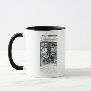 Taza El grabador, publicado por Hartman Schopper