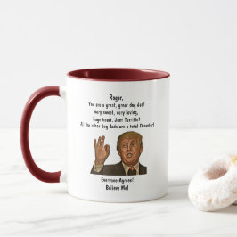 Taza El gracioso café de Trump Dog Dad Mug