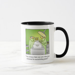 Taza El gracioso cantante de humor médico Mug