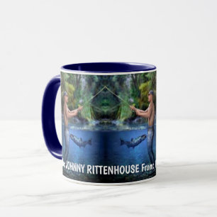 Taza El gracioso regalo personalizado de Fisherman