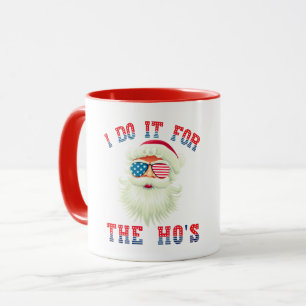 Taza El gracioso Santa Claus - Lo hago por la HO