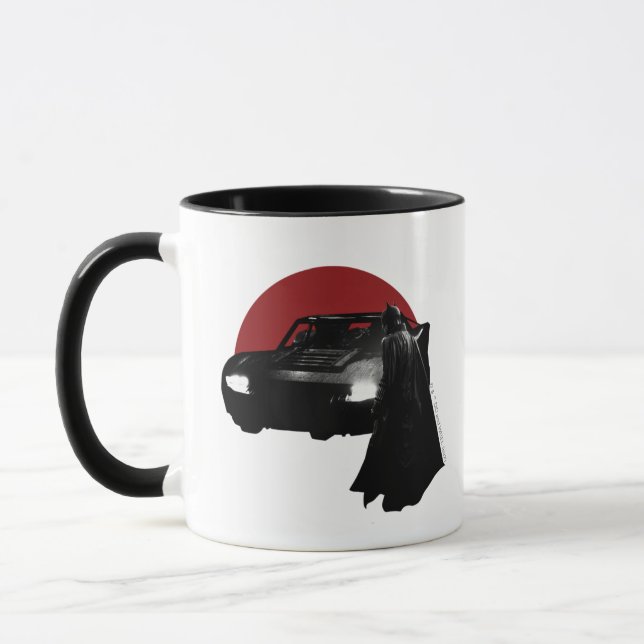 Taza El gráfico Batman y Batmobile (Izquierda)