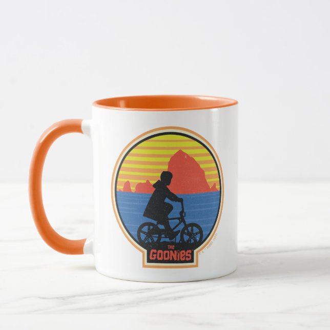 Taza El gráfico de ciclismo Goonies Retro Mikey (Izquierda)