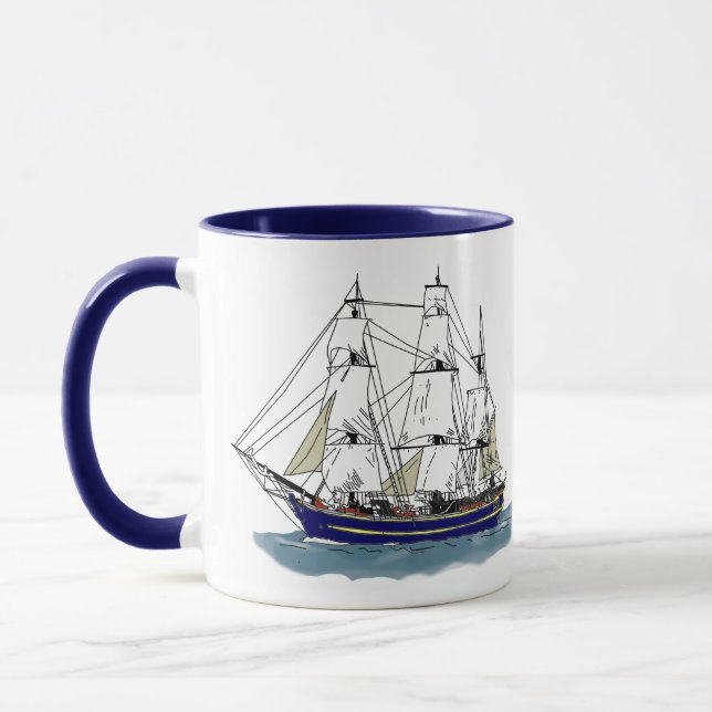 Taza El Gran Azul - Barco Alto (Izquierda)