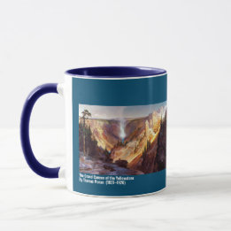 Taza El Gran Cañón de Yellowstone -Thomas Moran