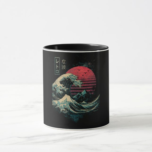 Taza El Gran Clásico de Ola Retro (Centro)