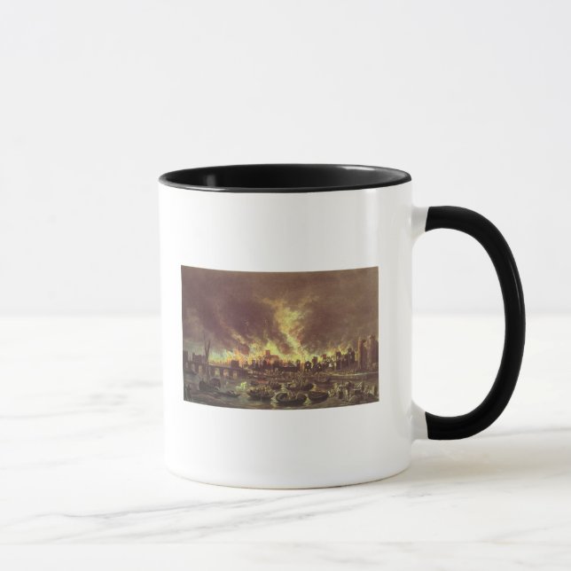 Taza El gran fuego de Londres, 1666 (Derecha)