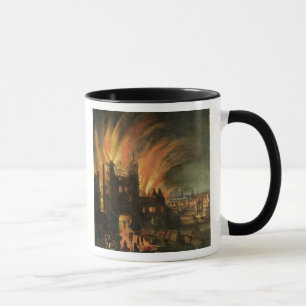 Taza El gran fuego de Londres (septiembre de 1666) con