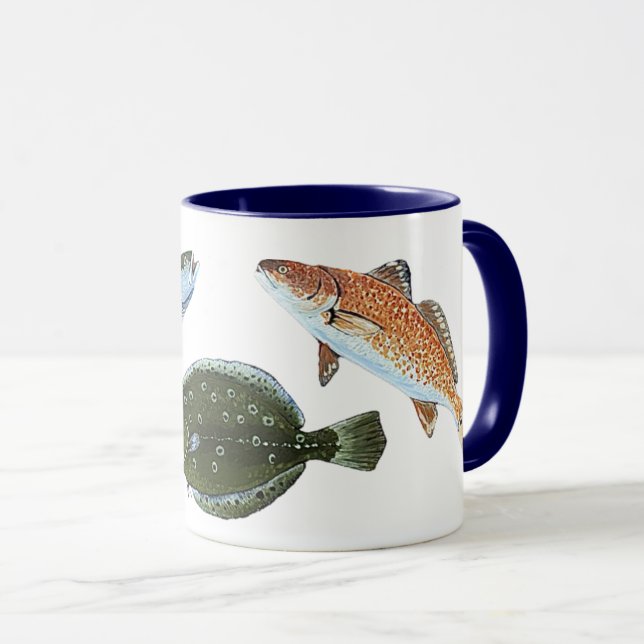 Taza El Gran Slam de la Pesca de Agua Salada (Anverso derecho)