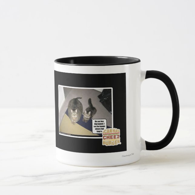 Taza Él grande de los hes del sez deshuesado (Derecha)