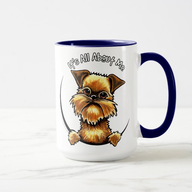 Taza El Griffon De Bruselas Es Todo Sobre Mí (Derecha)