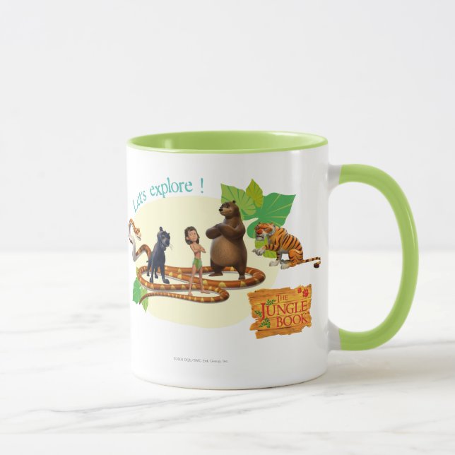 Taza El grupo del libro de la selva tiró 4 (Derecha)