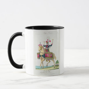 Taza El guardia real: un Kettledrummer de los lanceros,