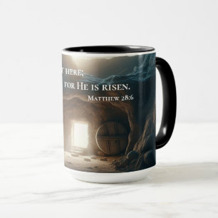 Taza Él ha resucitado – Tumba vacía Inspiradora