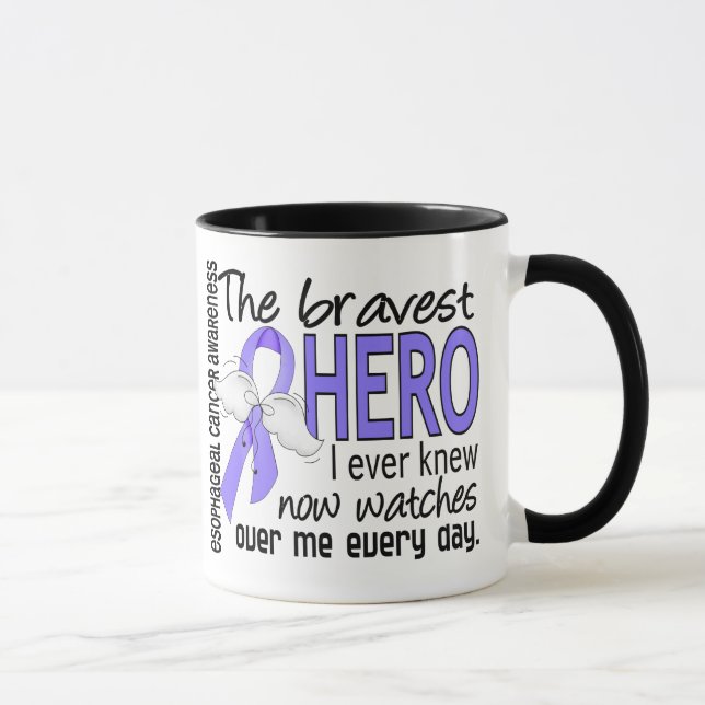 Taza El héroe más valiente conocía nunca al cáncer del (Derecha)