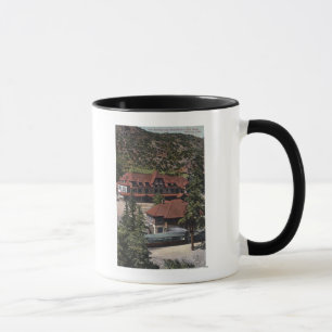 Taza El hierro salta estación y hotel del camino del