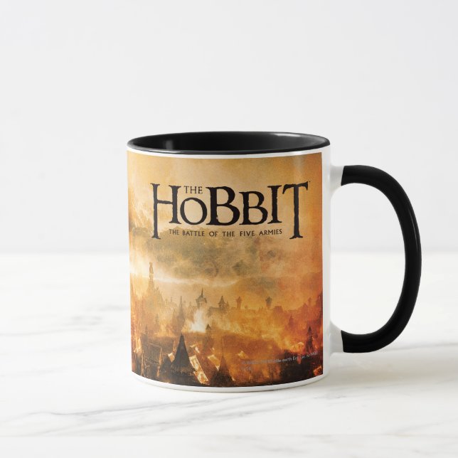 Taza El Hobbit: La BATALLA DEL Logo DE CINCO ARMIES™ (Derecha)