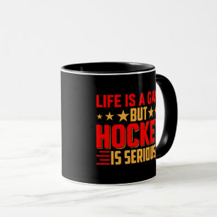 Taza El hockey es serio