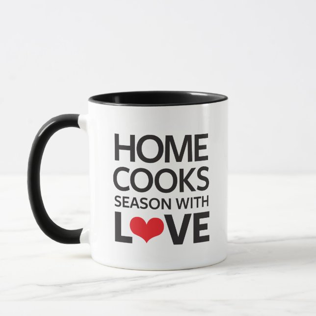 Taza El hogar cocina la estación con amor (Izquierda)